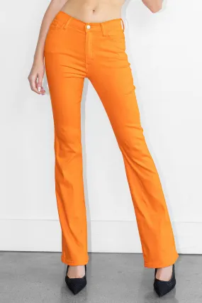 Vibrant Color Bootcut Jeans